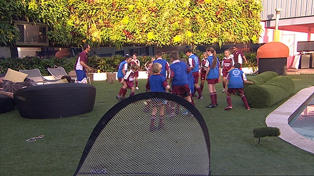 Coomera Soccer Club in the Big Brother House